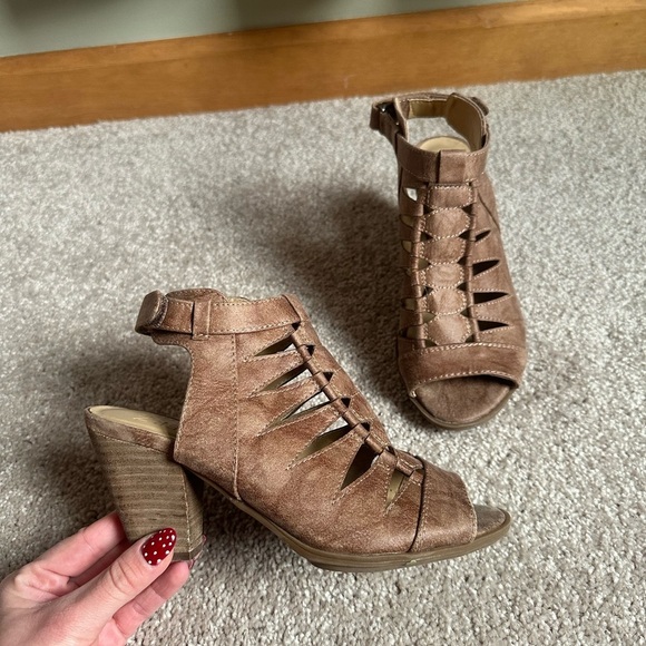 Naturalizer Shoes - Naturalizer Brown Women's Heeled Sandals